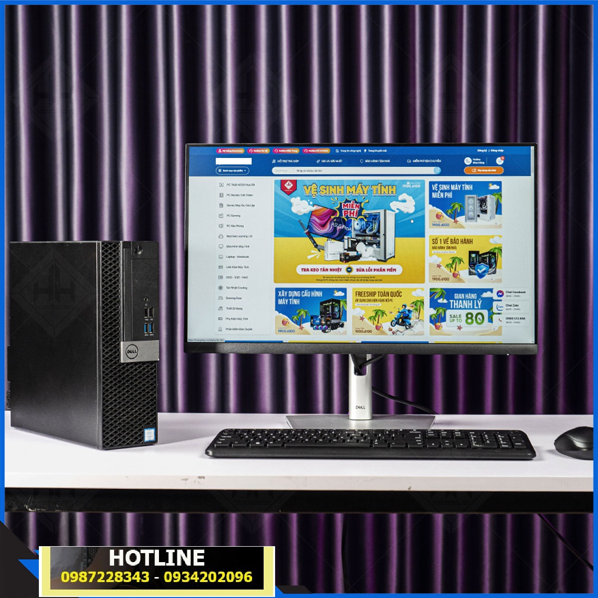 Máy bộ Dell Optiplex 9020 sff chuyên văn phòng