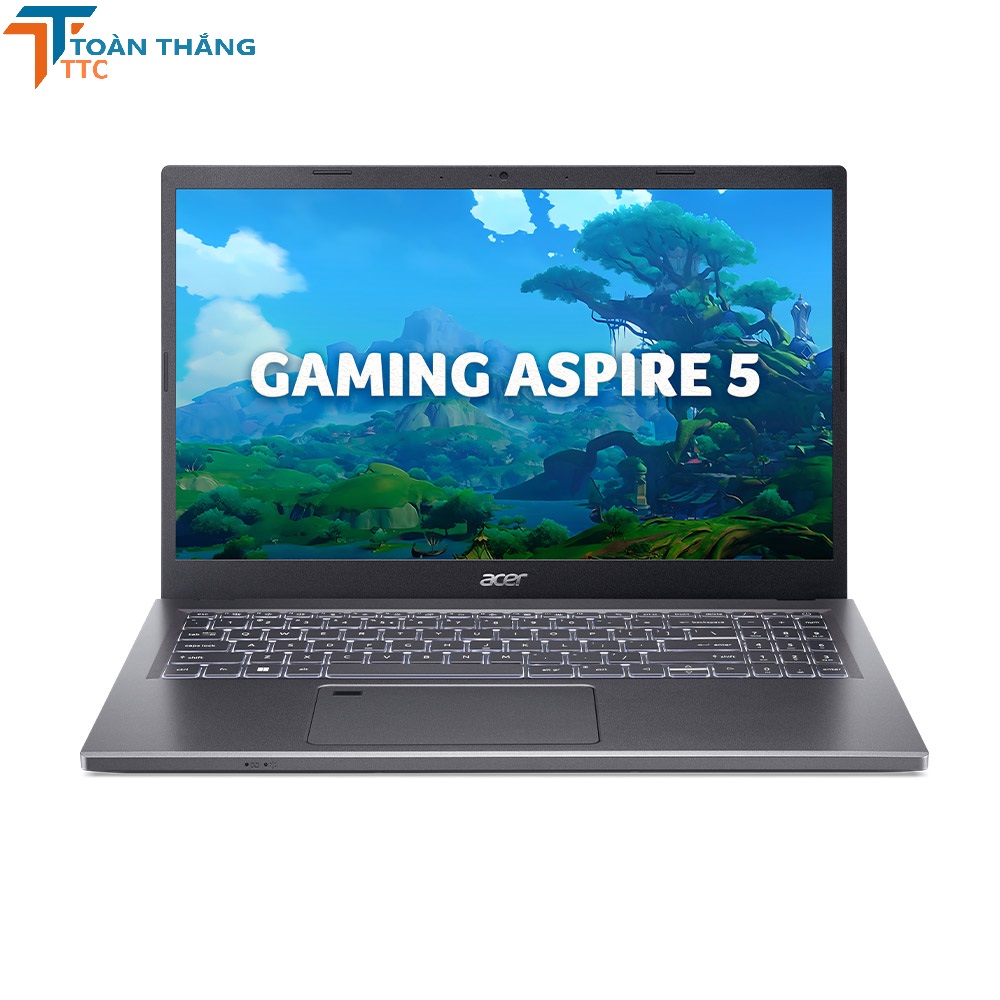 Laptop Acer Gaming Aspire 5 A515-58GM-53PZ NX.KQ4SV.008 (Intel Core i5-13420H | RTX 2050 4GB GDDR6 8GB | 512GB | 15.6 inch FHD | Win 11 | Steel Gray)